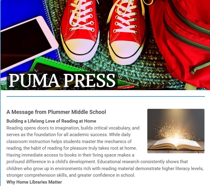 Parent Newsletter, September 21-25
